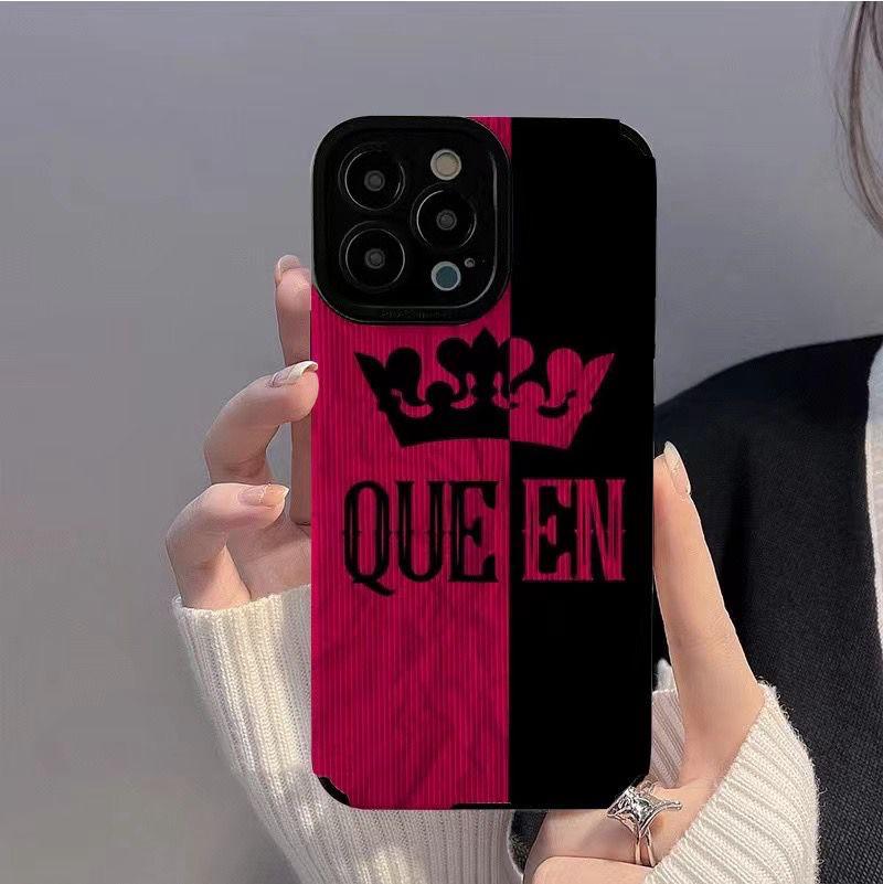 Ins Style Pink Color Lattice Printing Soft TPU Leather Mobile Phone Cover Case For Iphone 7 8 X Xr Xs 11 12 13 14 15 Pro Max