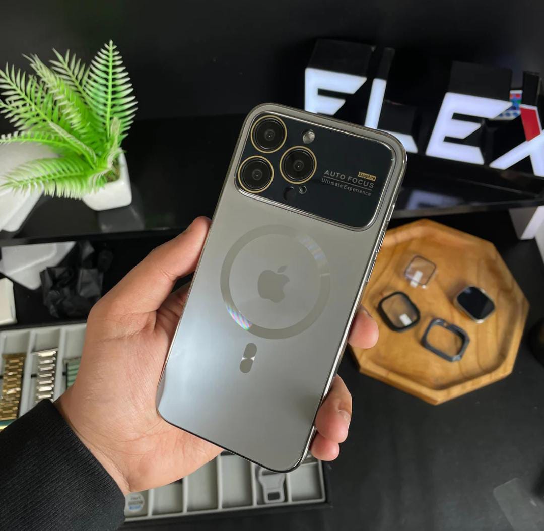 Fashion Luxury Large Window Phone case For iPhone 15 14 13 12 11 Pro Max Plus ShockProof Soft TPU Silicone Protective Cover Gift