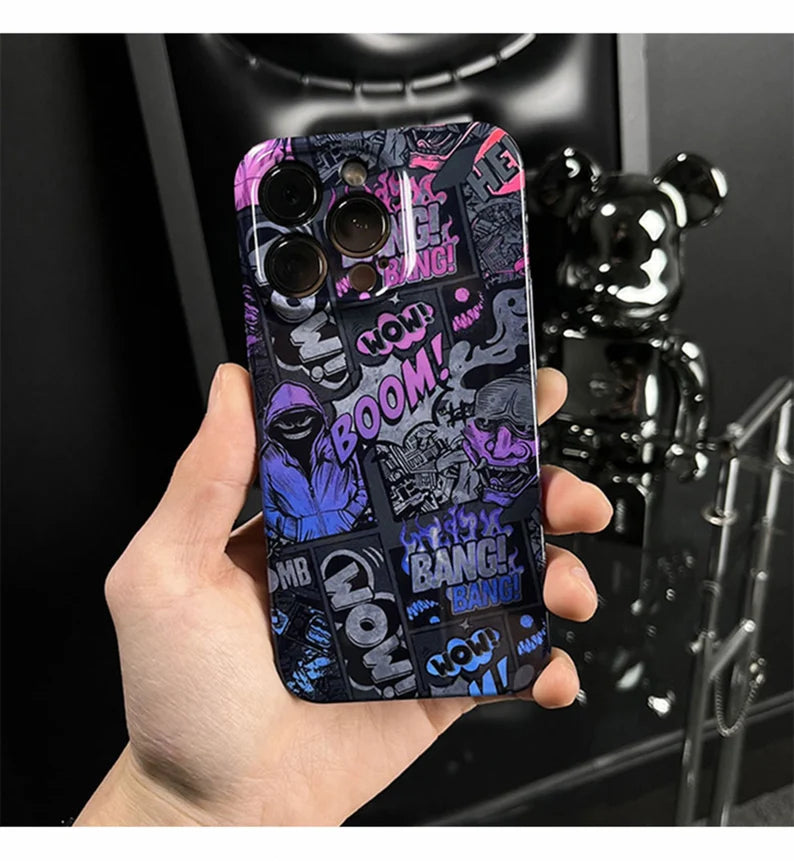 WoW Boom Boom iPhone 11 12 13 14 15 Pro Max Protective Case
