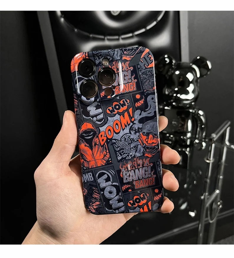 WoW Boom Boom iPhone 11 12 13 14 15 Pro Max Protective Case,