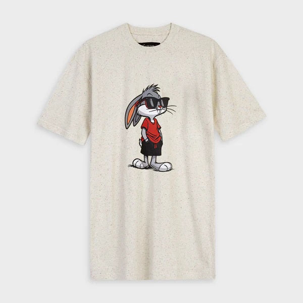 Bugs Bunny Printed Relaxed Fit Drop Shoulder T-Shirt