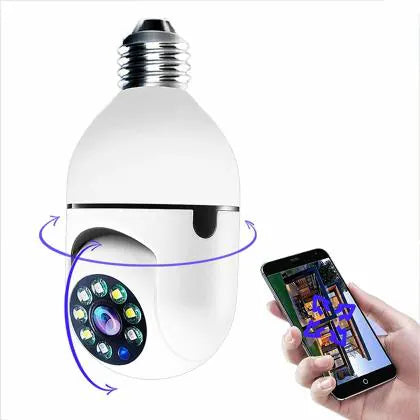 Wireless WIFI Bulb Holder security camera 1080P HD Motion Detection v380 pro day and night vision