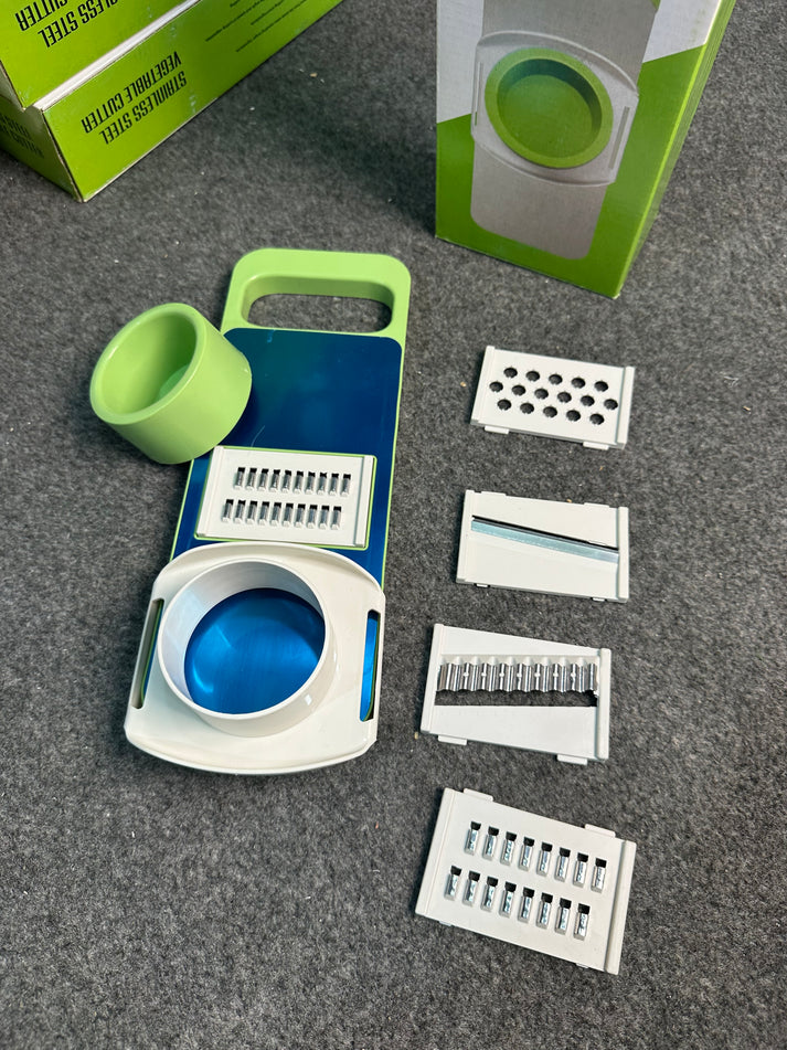 8 in 1 Stainless Steel Vegetable Slicer + Cutter