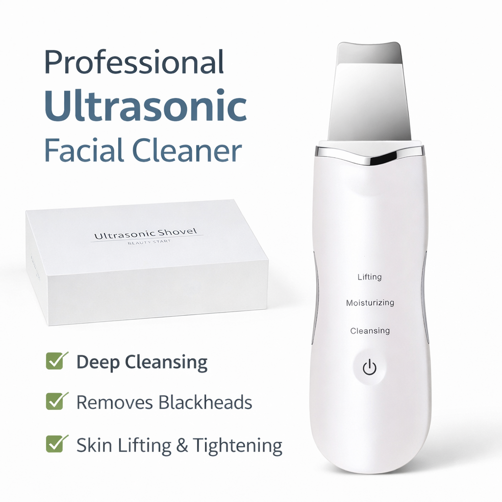 Mode Ultrasonic Facial Skin Scrubber – Deep Cleansing & Blackhead Remover