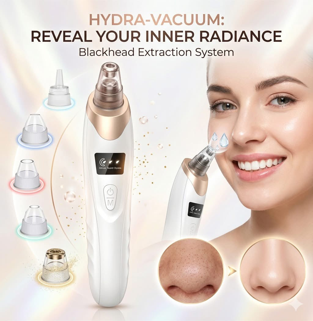 Electric Blackhead Remover Vacuum – Pore Cleaner & Acne Removal Device