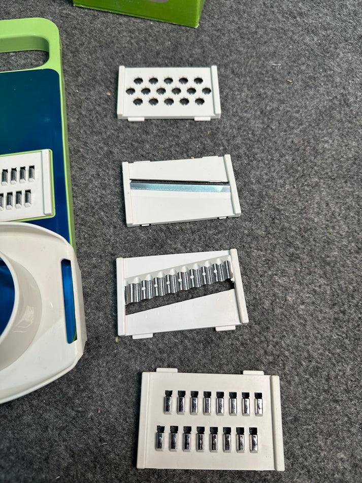 8 in 1 Stainless Steel Vegetable Slicer + Cutter