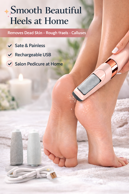 Rechargeable Electric Foot Callus Remover – Pedicure Roller Grinder