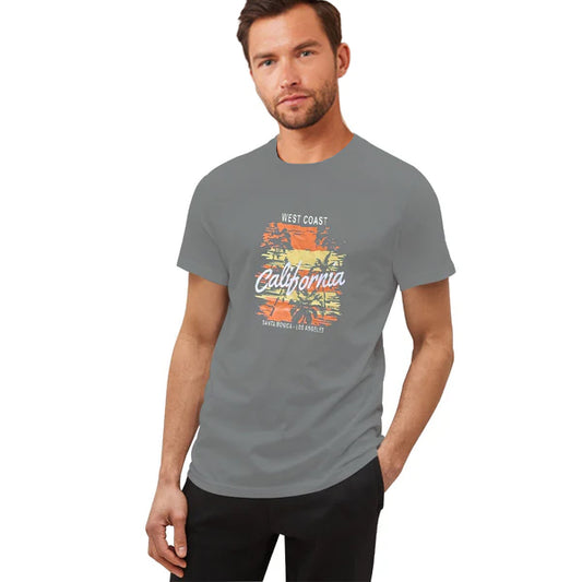 CALIFORNIA WEST COAST MENS T SHIRT COOL SUMMER BEACH HOLIDAY CLOTHING TOP