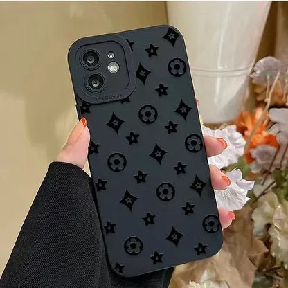 High-Quality iPhone Case with Soft TPU Black Star
