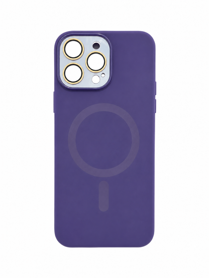 Premium MagSafe Silicone Case for iPhone – Soft Touch Shockproof Cover with Camera Lens Protection