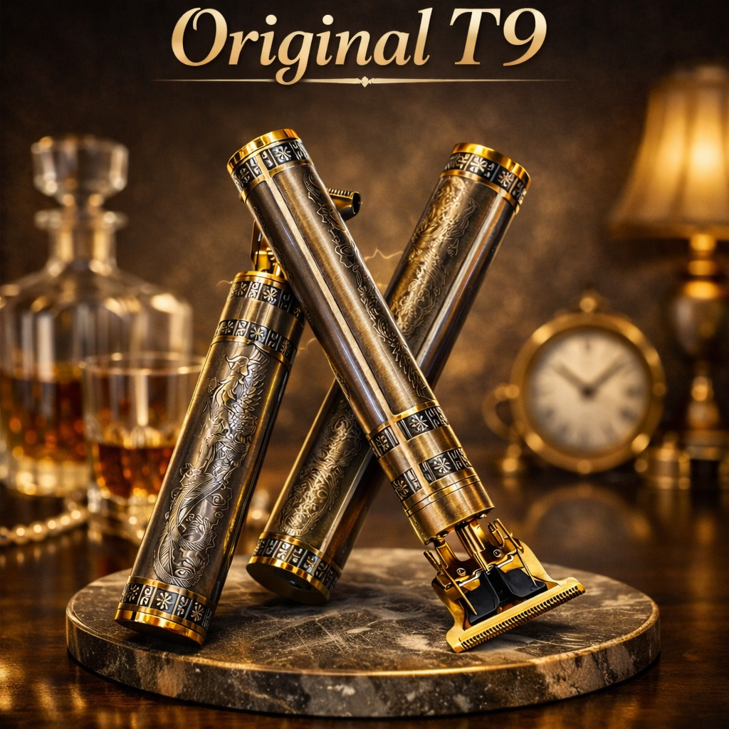 Trimmer shaver T9 vintage metal body hair cut